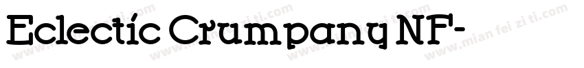 Eclectic Crumpany NF字体转换